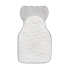 Love to Dream Swaddle Up Transition Bag in white with back view, 2.5 TOG warmth, designed for safe, comfortable baby sleep.
