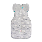 Love To Dream Swaddle Up™ Transition Bag Extra Warm 3.5 TOG in South Pole Grey, featuring soft fabric and secure zipper closure.