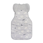 Love To Dream Swaddle Up Transition Bag Extra Warm 3.5 TOG in South Pole Grey, showing the back view of the cozy, insulated baby sleep bag.