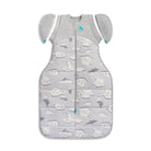 Love To Dream Swaddle Up™ Transition Bag Extra Warm 3.5 TOG in South Pole Grey, with winged design for secure sleep comfort.