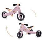 Kinderfeets Tiny Tot lavender balance bike for young children, featuring a lightweight frame and easy-to-grip handlebars.