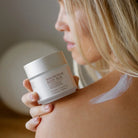 Pure Mama Magnesium Body Rub for women, 120ml, showing the soothing cream designed for sleep support, relaxation, and muscle relief.