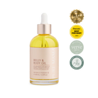 Pure Mama Belly & Body Oil for women, showing a 145ml bottle of stretch mark and firming oil for skin care.