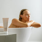 Pure Mama Bump Scrub for women, 200ml, featuring natural ingredients and gentle exfoliation for stretch mark care.