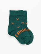 Lamington Wanaka Merino Wool Crew Socks displayed, featuring soft, warm wool and a comfortable crew length design.