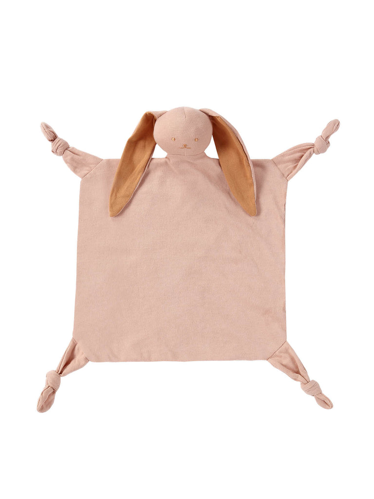 Organic cuddle bunny blanket tan