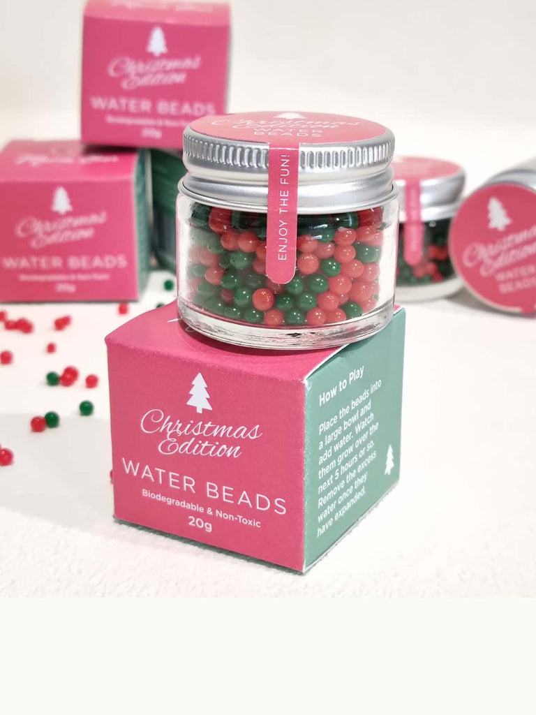 Christmas Water Beads. Toys for kids.