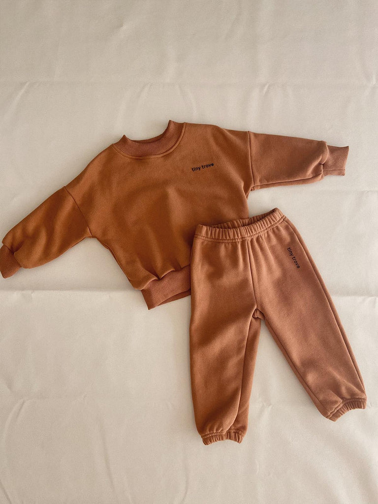 Tiny Trove Cinnamon Tracksuit for kids