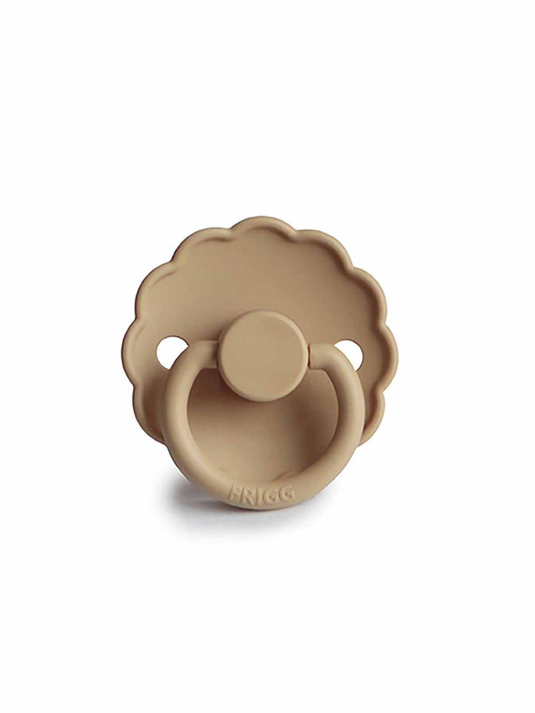 Frigg daisy croissant pacifier. natural rubber latex dummy