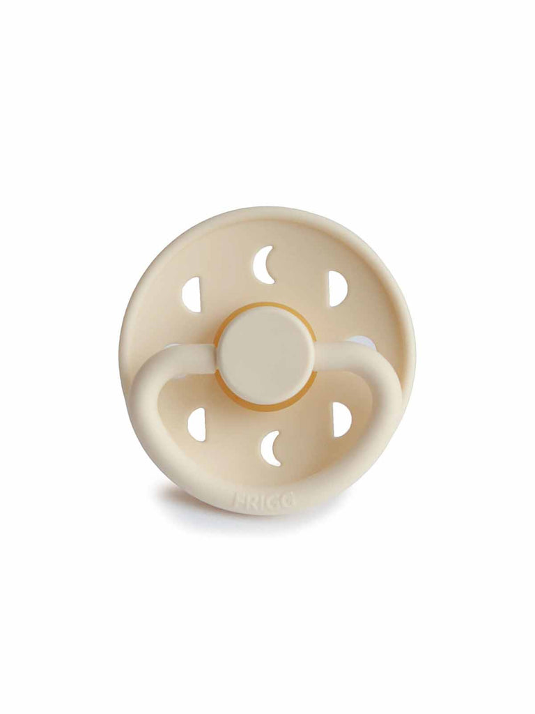 Frigg natural rubber pacifier. Moon phase dummy cream