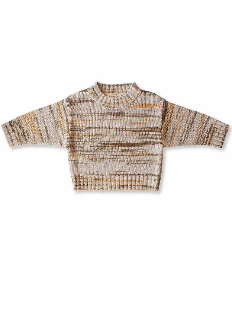 Grown Clothing space dye pullover. kids knit pullover. kids jumper