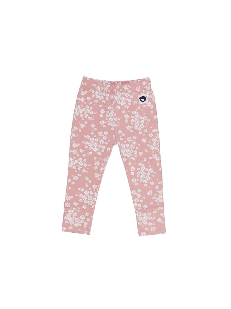 Huxbaby Floral Legging Dusty Rose