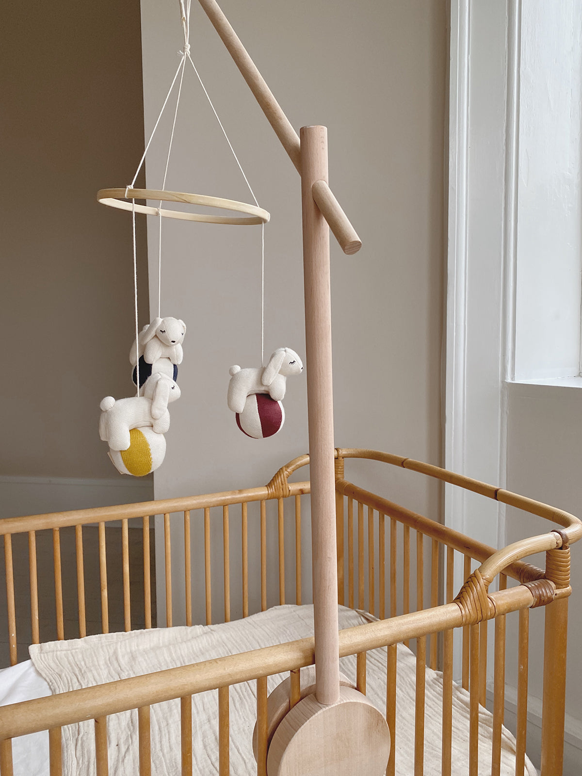 Baby Bed Wooden Mobile Arm, Baby Mobile Stand, Baby Mobile, Nursery Mobile