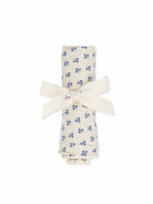 Konges Slojd Kapok nursing pillow cover in bluebell fabric with soft, breathable material and subtle pattern detail.