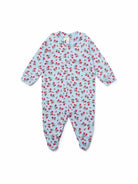 sleepy doe baby pyjamas tea floral. baby onesie.
