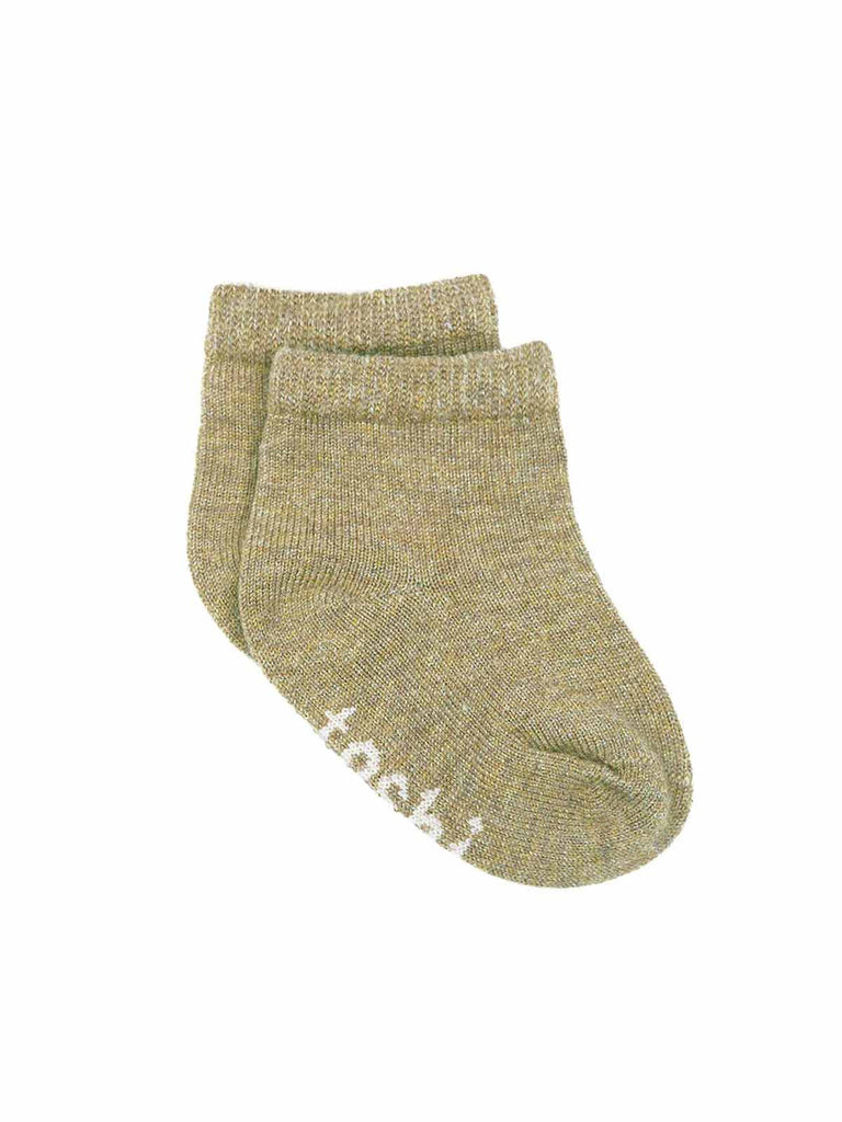 Toshi organic baby socks olive