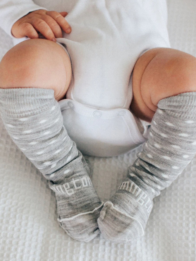 Lamington Merino Snowflake Socks