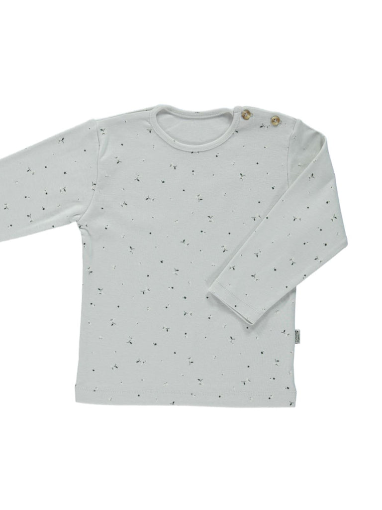 Poudre Organic Girl's Long Sleeve top flower