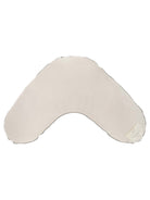 Konges Slojd Kapok nursing pillow cover in lemon fabric, soft and cozy for comfortable feeding and bonding.
